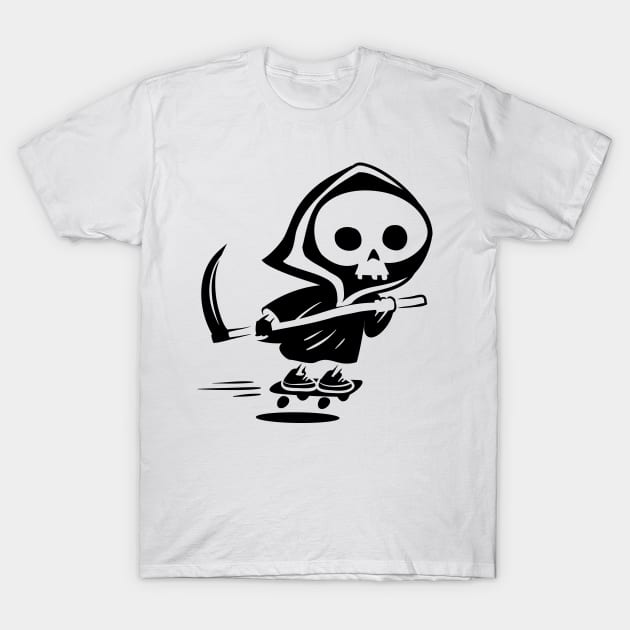 Death on a Skateboard T-Shirt by Kopirin